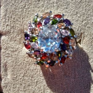 ONE DAY🔥 MUTIGEMSTONE RING NWT